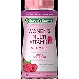 Niri Optimal Solutions Women's Multivitamin Gummies, Dietary Supplement, Raspberry Flavor,Raspberry-