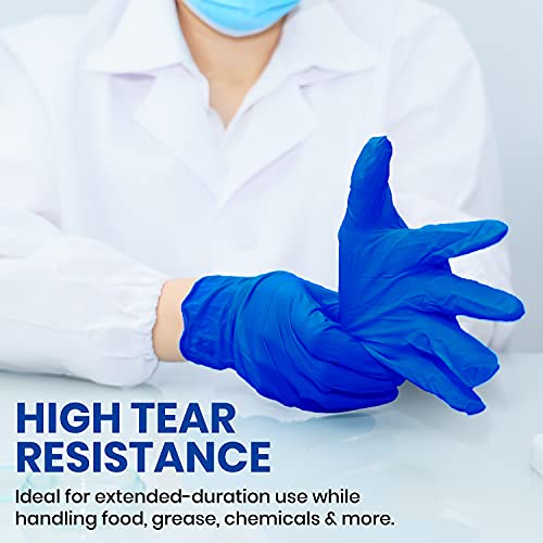 Aropaw Nitrile Gloves Case, Disposable Gloves 4 Mil, Comfortable, Powder Free, Latex Free |10 Boxes | 1000 Gloves (Medium) #TOP5