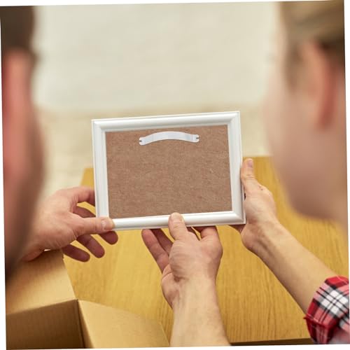 Image of 50pcs Picture Frame Backing Spring Clips Clips for Framing Invisible Fixation for Artwork Photo Display Hardware Convenient Tool for Hanging Pictures and Crafts
