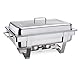 WAS 1460 002 GN 1/1 Chromnickelstah Chafng Dish mit Edelstahlgrifen, 61 cm x 35 cm x 43 cm
