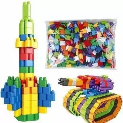 Image of Building Blocks Toys for Kids Education 150 Bullet Blocks (Multicolor)