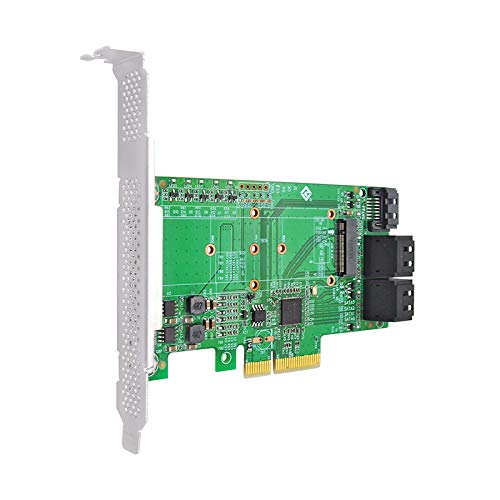 Areca ARC-1886-4x8i 12-Port PCIe Gen 4.0 Tri-Mode RAID Adapter for RAID 0/1/3/5/6/10/30/50/60/Single Disk JBOD
