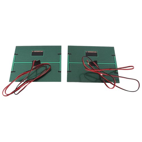 2 Stück DC 5V 500mA 2, 5W Mini Solarpanel, Mini Gekapselte Solarzelle 5V, Polykristalline mit 100cm Kabel Solaranlage, Dicke 2mm / 0, 08 Zoll Solarzellen für DIY Sonnenenergie Spielzeug