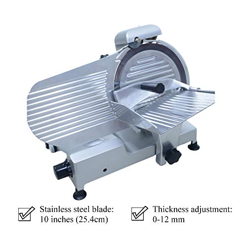 Hanchen Elektrischer Fleischschneider Haushalt Allesschneider Halb-Automatisch Aufschnittschneider Brot Käse Gefrorenes… – Bild 3