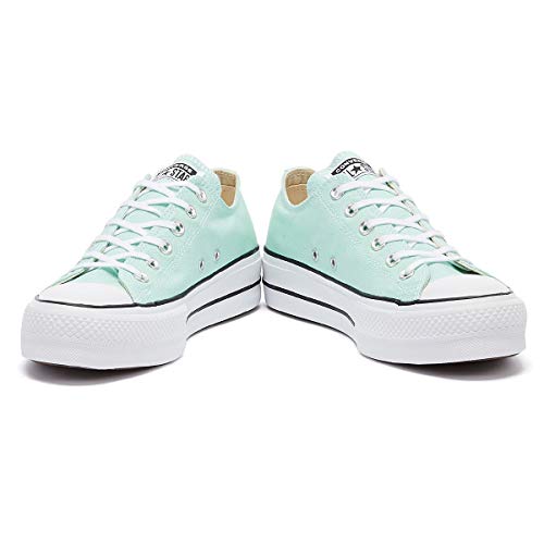 Image of Converse Chucks CT Lift OX 566758C Mint, Ocean Mint White Black, 7 Women