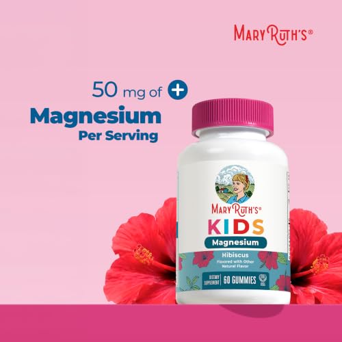 Image of MaryRuth's Kids Magnesium Gummies | 50mg Magnesium Citrate Gummies for Kids 4+ | Bone Health | Calcium Absorption | Essential Mineral | Vegan | CLP Certified | Sugar Free | 60 Count | 2 Month Supply