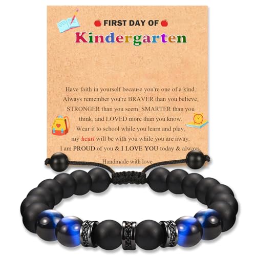 First Day of Kindergarten Bracelet Gift Back to School Gifts Bracelet for Son...