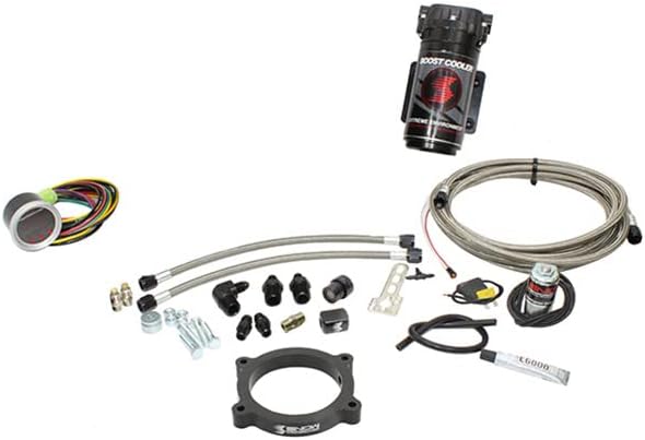 Nitrous Express Kit de inyección de agua y metanol de inducción forzada para Chevy Camaro Ss 6.2L Lt1 de etapa 2 (línea trenzada inoxidable,