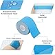 Carehabi 6 Rollen Kinesiologie Tape, 5 cm x 5m Tape Sport Set, Hautfreundliche Wasserfeste Kinesiotapes für Knie, Schulter und Ellenbogen