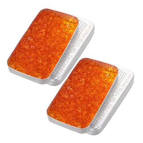 Ciieeo 2 Piezas Desecante Absorbente De Humedad Bolsas Absorbentes Bolsa Absorbente Bolsas Para El Hogar Gel De Sílice Paquetes Absorbentes Dessicante Anti Paquetes Acero Inoxidable