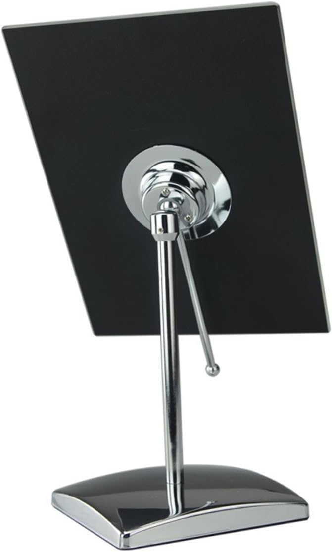 FRCOLOR Square Desktop Makeup Mirror Single-Sided Vanity Mirror for Bedroom Bathroom and Dressing Table Use Sleek Design Material for Daily Makeup Routine