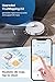 ECOVACS DEEBOT T10 OMNI Robot Vacuum and Mop Combo, Auto Self-Emptying, Auto Mop Cleaning, Hot Air Drying, 5000Pa Suction, OZMO TURBO Deep Mopping with Precision Mapping and Obstacle Avoidance, White