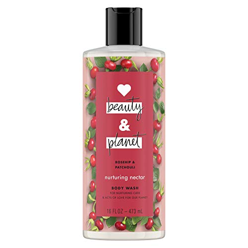 Love Beauty and Planet Nurturing Nectar Rosehip & Patchouli Body Wash 16 oz