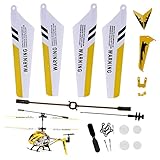 revell helikopter ersatzteile Komplettes Set: Unsere Ersatzteile bieten eine umfassende Reihe von Komponenten, um sicherzustellen, dass Sie für alle Pannen vorbereitet sind..Mit diesen Austauschungen können Sie Ihren ferngesteuerten Hubschrauber vor versehentlichen Stürzen und Schäden schützen..Dies garantiert, dass Sie schnell gebrochene oder abgenutzte Teile reparieren können, sodass Sie den Nervenkitzel des Fliegens ohne Unterbrechungen weiterhin genießen können.