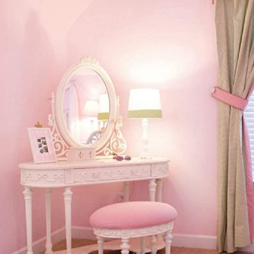 Image of practicalWs Pink Self-Adhesive Wallpaper Film Stick Paper Easy to Apply | Peel and Stick Wallpaper Shelf Liner Table and Door Reform Wall paper