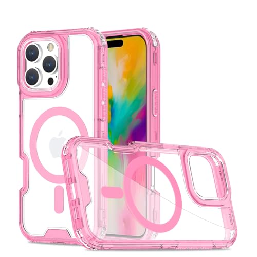 Étui pour iPhone 16 Pro rose clair silicone évitez les bris d'écran avec ce rabat rigide