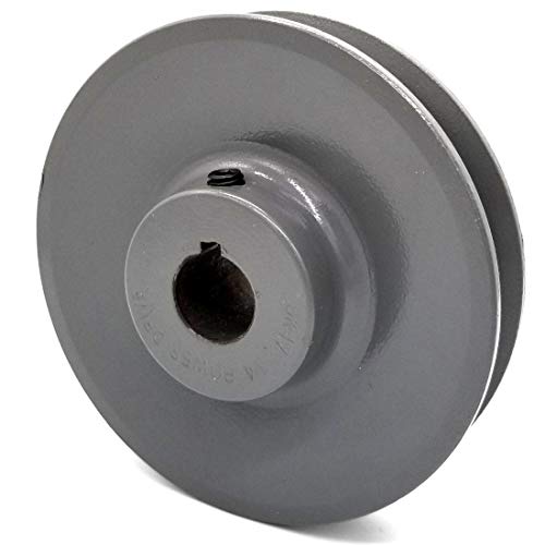 V-Groove Drive Pulley - 4.5'' Dia. - 3/4'' Bore - Cast Iron
