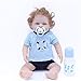 OTARDDOLL Réincarné Poupée 45cm Garçon Bébé Réaliste Matériau Silicone Corps Entier/Peut Prendre Une Douche/Jouet Cadeau Poupée De Collection