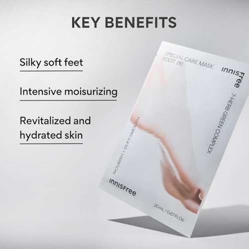Innisfree Special Care Mask Foot 20ml, Intensive moisturizing foot mask - Image 5