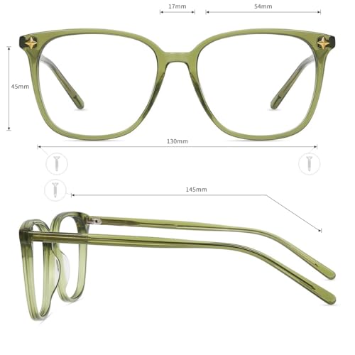 Image of Firmoo Blue Light Glasses for Women, Stylish Lightweight Metal Blue Light Blocking Glasses for Computer, TV,Judy162