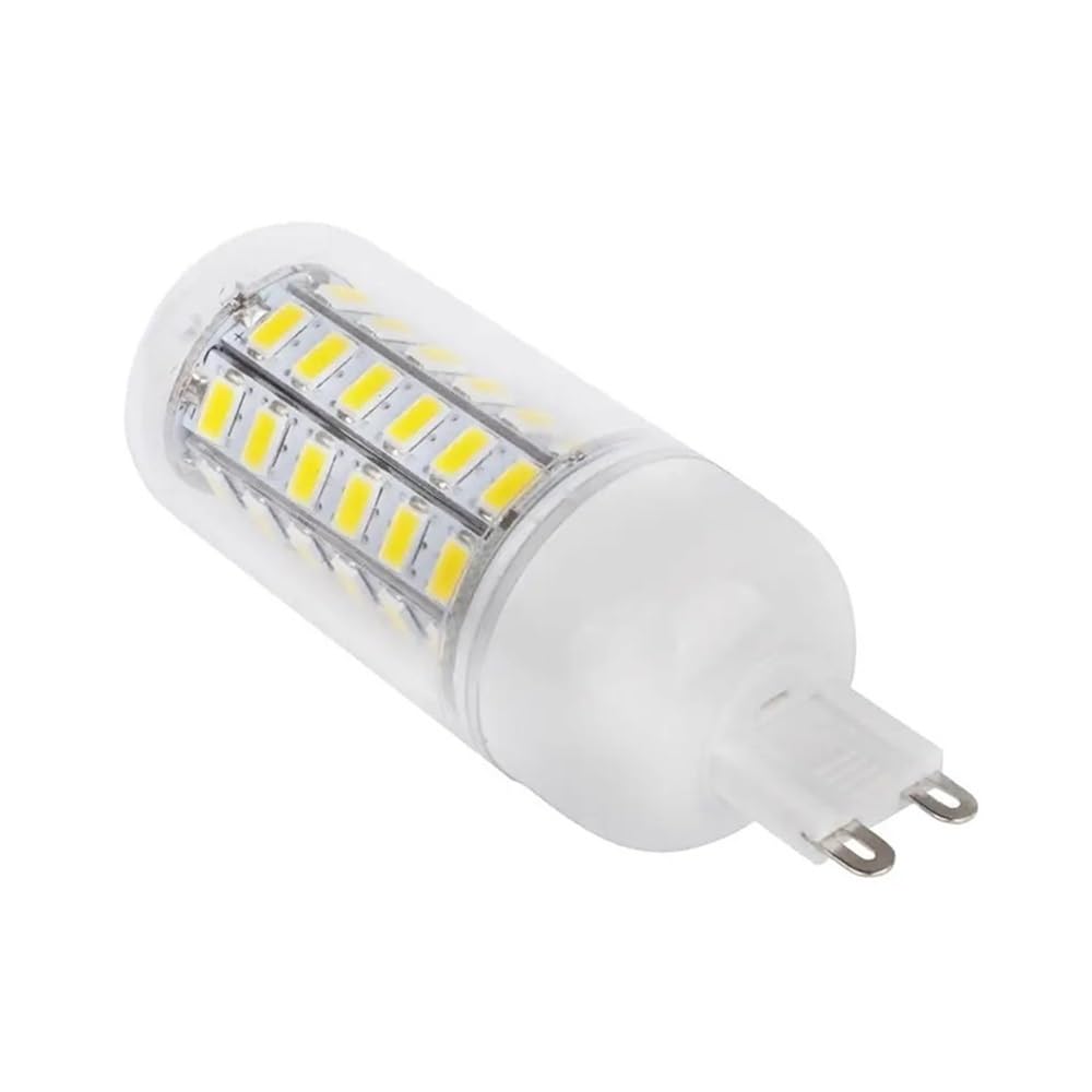Illuminazione KJXP, Confezione da 15 Lampadine LED a Mais AC220-240V 4W G9/E27 36-SMD5730 360Lm Bianco Caldo Luci Bianche Fredde(Warm White,G9)