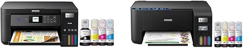 Epson EcoTank ET-2850 Impresora Supertank inalámbrica a color todo en uno sin cartuchos con escaneo y EcoTank ET-2400 Impresora Supertank sin disponible en Yaxa Peru