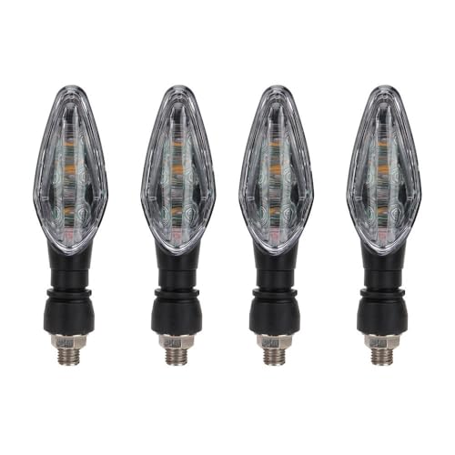 Clignotants LED pour motos universels | Feux indicateur ambre scooter avant arrière 4x