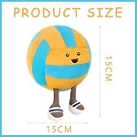 Oreiller en peluche de volleyball, Cadeaux de voleyball doux, Poupée en peluche farcie pour les fans, Oreil de sport mignon pour la décoration de chambre, cadeaux d'anniversaire à thème