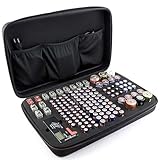 Caja de almacenamiento de batería impermeable | Bolsa organizador de baterías Eva con 3 compartimentos, mantenga presionado 147 baterías variadas, /AA/C/D/9V BAMPA POSIBLE DEL CAMPO BATTERE