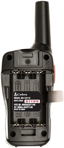 Cobra CX112 コンパクトトランシーバー ユーザーマニュアル Cobra CX112 コンパクトトランシーバー ユーザーマニュアル