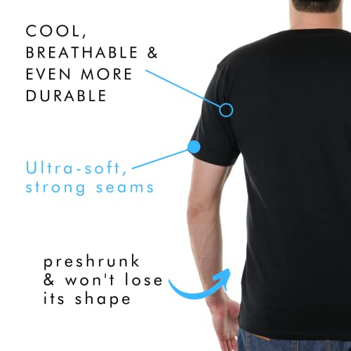 V-Neck 100% Certified Organic Cotton, Soft T-Shirts for Men4