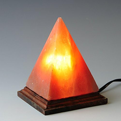 Himalayan Pyramid Salt Lamp Natural Crystal Rock