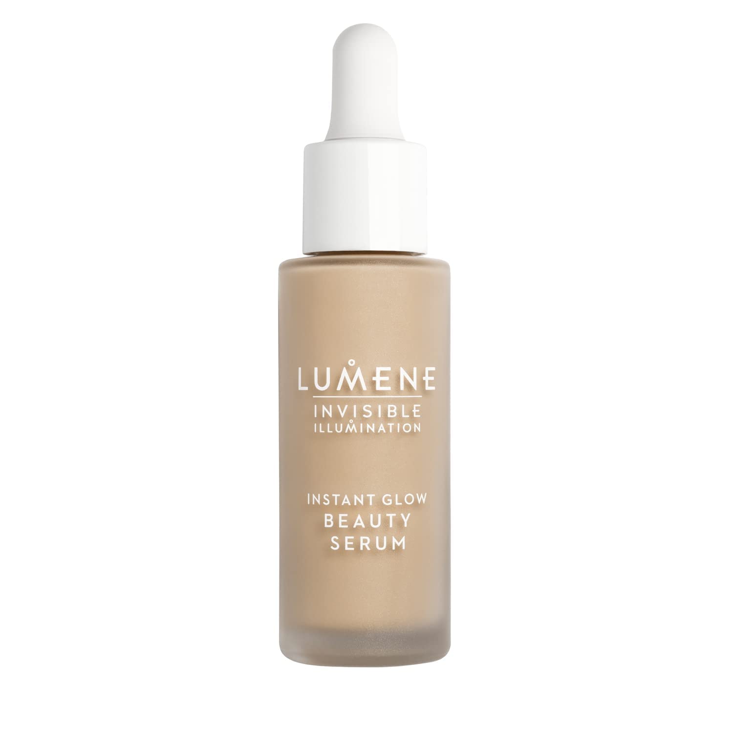 Lumene Invisible Illumination Instant Beauty Glow Serum - Sheer-Coverage Face Makeup + Brightening Serum - Infused with Nordic Algae and Vitamin E for
