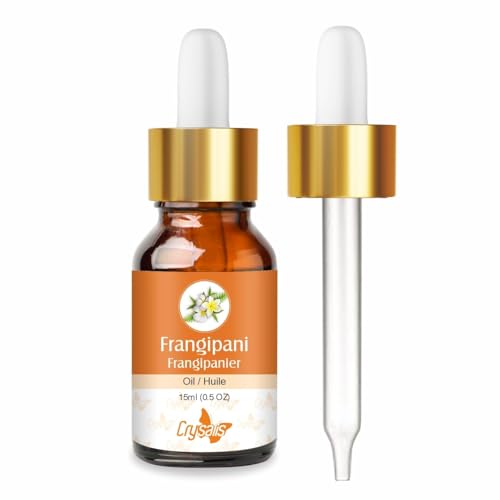 Image of Crysalis Frangipani oil (Plumeria) Oil |100% Pure & Natural Undiluted Essential Oil Organic Standard| Perfect For Massage Oil, |Aromatherapy Oil| 15ml With Dropper
