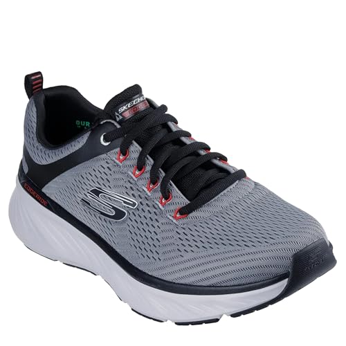 Skechers - Zapatillas Deportivas Edgeride Contention para Hombre (43 EU) (Carbón, Negro)