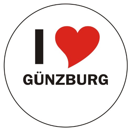 Sticker I Love Marburg Housse Housse Skin 50 X 50 Mm Rond