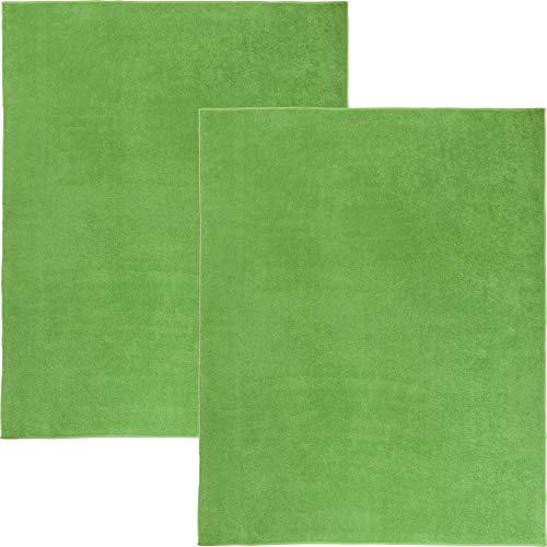 Erwin Müller Strandtuch XXL 2er-Pack grün Größe 150x200 cm,...