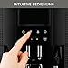 Krups Essential Kaffeevollautomat mit Milchschlauch, 2-Tassen-Funktion, LCD-Display, Einfache Reinigung, Kaffeemaschine, TÜV-Siegel, Schwarz, EA816031