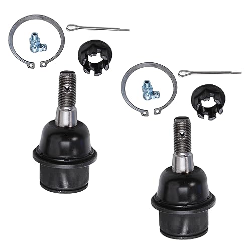 Image of Detroit Axle - 8pc Front End Suspension Kit for 2008-2009 Chevy Trailblazer GMC Envoy, 2008 Saab 9-7X, 2 Upper Control Arms 4 Upper & Lower Ball Joints 2 Sway Bar Links Replacement