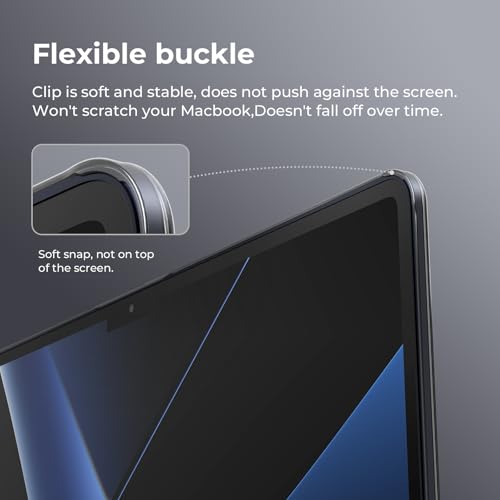 BlueSwan Compatible with MacBook Air 15 inch Case M4 A3241 M3 A3114 M2 A2941, Released in 2026 2025-2023, Matte Anti-fingerprint PP Cover Shell, Soft Protective Case, Frosted Black - Image 6