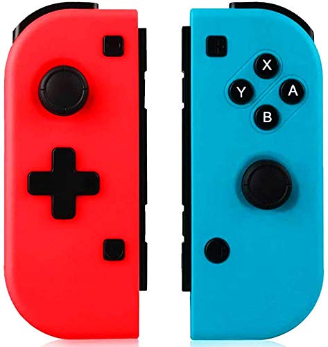 Contrôleurs Lampelc Switch pour Nintendo Switch, manette de jeu sans fil Bluetooth pour télécommande de console Nintendo Switch, gyroscope à double choc à 6 axes en remplacement du contrôleur Joy Con