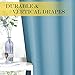 NICETOWN Sliding Glass Door Curtains - Patio Door Blinds, Luxury Home Blackout Curtains for Villa/Hall, Blinds for Bedroom (Teal Blue, 100 inches x 84 inches)