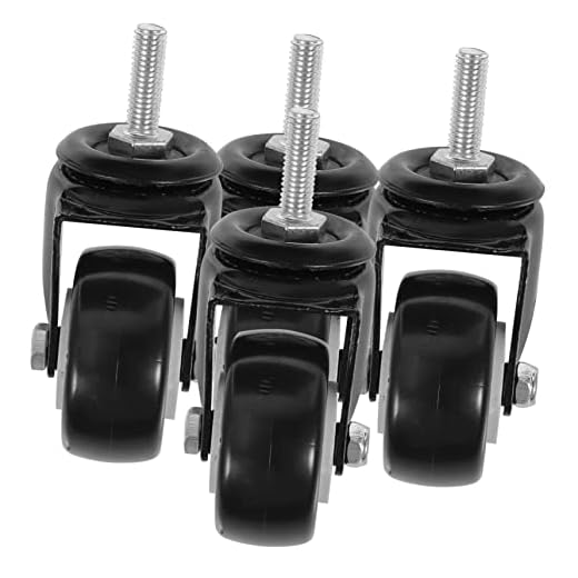 SOLUSTRE Carro De 4 Piezas Rueda Universal Estantes De Garaje Ruedas De Estante De Metal Para Estanterías De Alambre Rueda Giratoria Ruedas Resistentes Ruedas Para Sillas De Computadora De