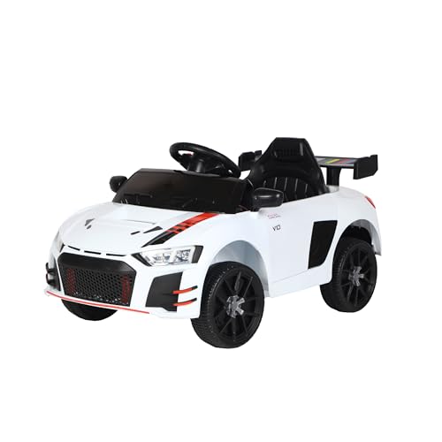 Baroni Toys Macchina Elettrica per Bambini 6V con Telecomando, Musica,