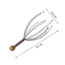 MEEO FASHIONS Bokomo Head Scalp Massager (Pack of 2, Multicolor) – Relaxing Stress Relief Head Massager for Blood Circulation & Deep Relaxation gallery image