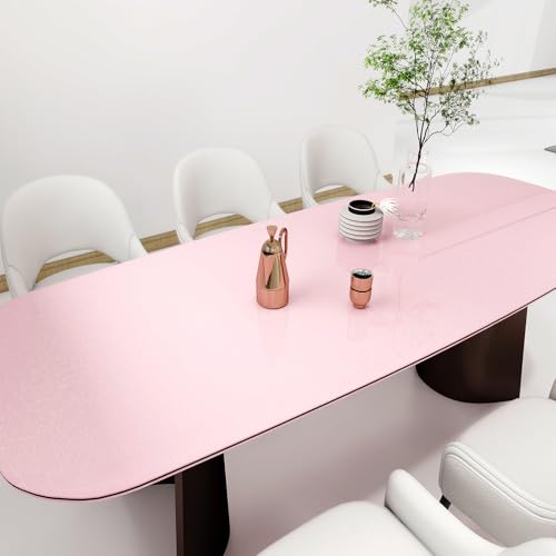 Papier peint brillant rose 40x497,8 cm autocollant et imperméable pour relooker table