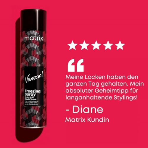 Matrix Schnell trocknendes Haarspray, Ultrastarker Halt, Strukturgebend, Für alle Haartypen, Vavoom Extra Hold Freezing Spray, 1 x 500 ml – Ansicht 7