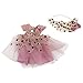 SM SunniMix 26cm Mini Mädchen Puppe Kleid Kleidung Mädchen Puppe Passende Kleidungsstücke Dress up Bekleidungszubehör - Rosa