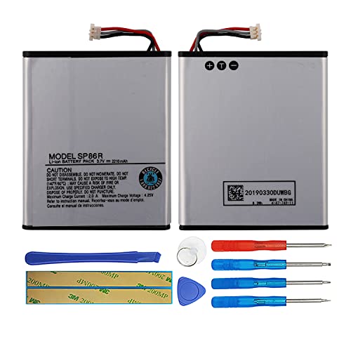Duotipa Batería de repuesto SP86R compatible con Sony PS Vita 2007 / PCH 2007 / PSV2000