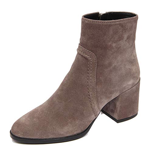 Tronchetto Tod's G2980 en daim gris chaussure de luxe italienne pour femme